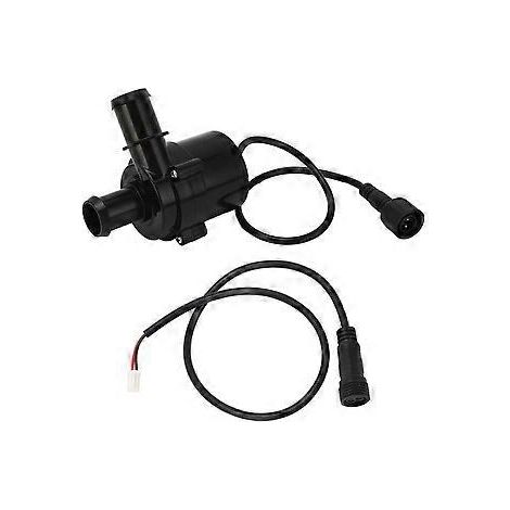 Pompe électrique CC sans balais ultra-silencieuse submersible, hauteur de refoulement de 8 mètres, débit de 31 l/min, puissance de 32 W, alimentation de 2,7 A (12 V CC). (1/4)