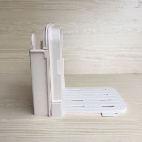 Trancheuse à pain manuelle en plastique ABS, épaisseur réglable, pour toasts. (1/4)