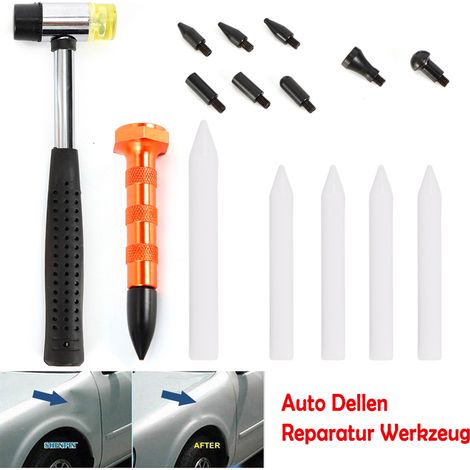 15x Attrezzo riparazione bozzature carrozzeria, rimuovi ammaccature e bozzi auto