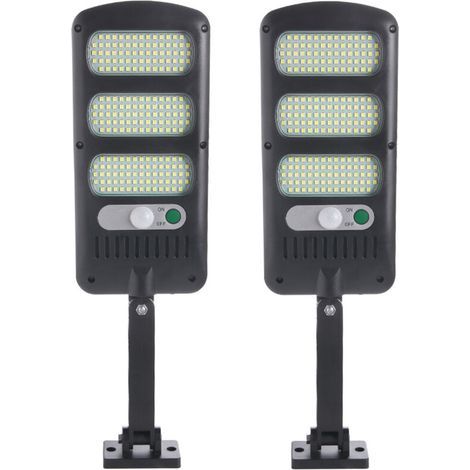 Solarleuchten für den Außenbereich, 2er-Pack, 213 LED-Sicherheitsleuchten für den Außenbereich mit Bewegungsmelder, 180° verstellbar, wasserdichte Solarleuchten für Außenwand, Garten, Weg, Veranda (1/4)