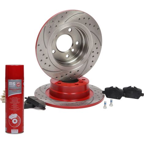 SET DISCHI E PASTIGLIE FRENO POSTERIORI SPORT-EXTREME BMW 1 201023150 (1/4)
