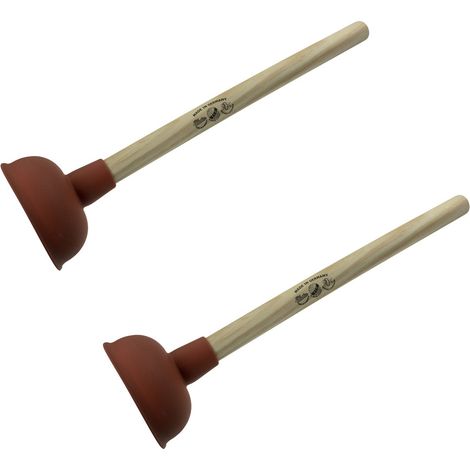 Ausgussreiniger mit Holzstiel SET