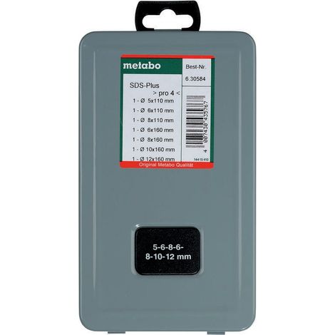 Set di punte per perforatori a martello SDS-plus Pro 4, 7 pezzi, con valigetta SDS-Plus