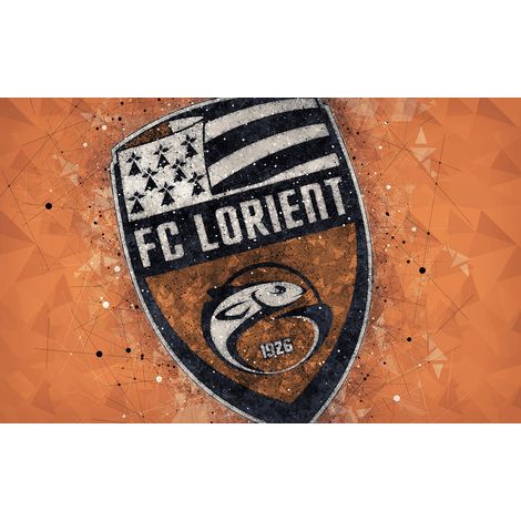 Papier peint panoramique Foot / Football - FC Lorient - 195 cm x 122 cm (1/2)