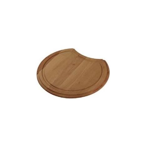 CM 094011 Tagliere da Cucina Rotondo in Legno Iroko Diametro 375 mm colore Legno