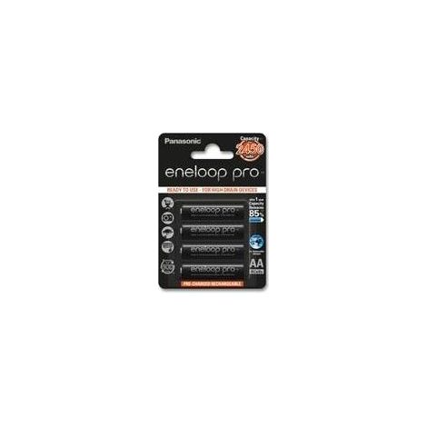 BATTERIA ricaricabile stilo Panasonic ENELOOP PRO NIMH 2500 mAh 4pz