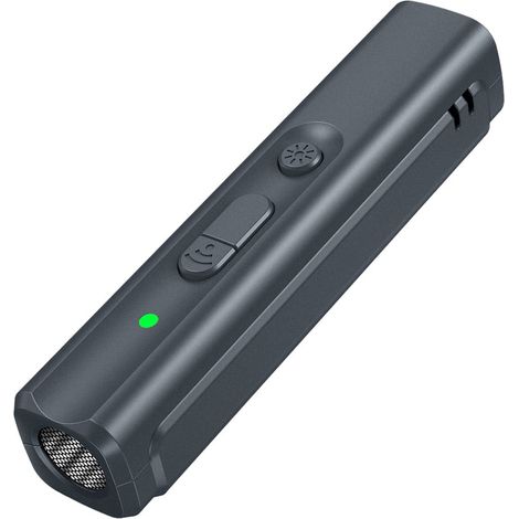 Dog Repeller - Ultrasonic Bark Deterrent Device with UV 365nm Lamp and LED Flashlight - For Outdoor Pet Training - 105x24x24mm - 350mAh - 1 Unit (1/5)