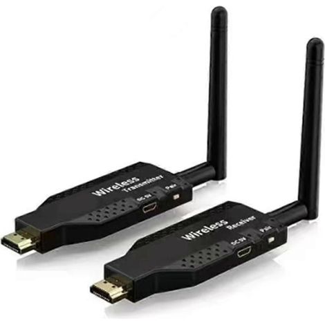Émetteur-récepteur vidéo sans fil, compatible HDMI, adaptateur d'écran pour clé TV, commutateur DVD PC vers TV (1/5)