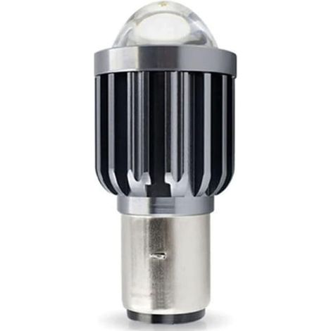 Ampoule LED blanche pour feu arrière de voiture, feu stop haute luminosité et économie d'énergie, compatible avec motos et scooters.