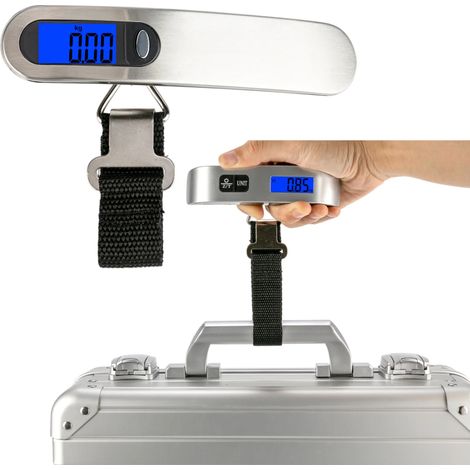 Cette balance électronique de 50 kg est idéale pour transporter des bagages personnels, faire du shopping, pêcher et pour d'autres occasions.