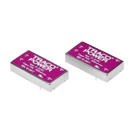 TracoPower TEN 10-2411 Convertitore DC/DC da circuito stampato 24 V/DC 5 V/DC 2 A 10 W Num. uscite: 1 x Contenuto 1 pz. (1/4)