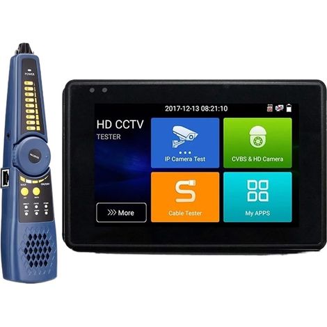 Moniteur vidéo de sécurité à écran Tactile de 4 Pouces, testeur de vidéosurveillance avec Traceur de Fil, testeur de caméra IP au Poignet, caméra analogique CVI et CVBS (1/5)