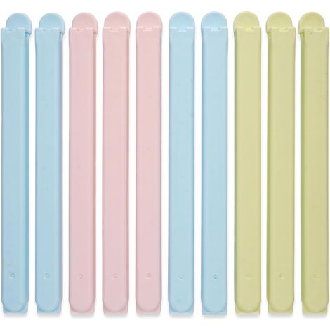 10 Stück Lebensmittelbeutelclips, 20 cm, Verschlussclips für Lebensmittelbeutel (1/5)