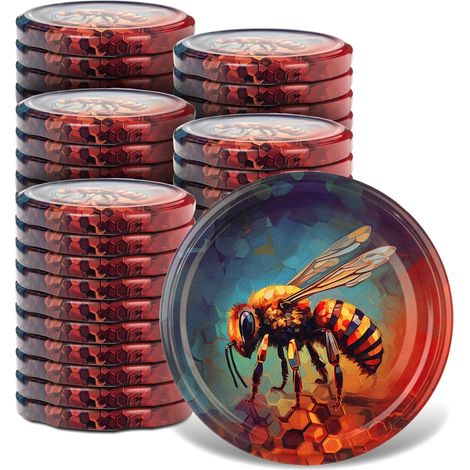 KADAX Deckel fi82, 50er-Pack. wz17 Biene