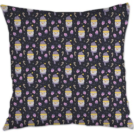 Housse de coussin 45x45 cm carrée durable pour anniversaire de mariage la saint-valentin (1/5)