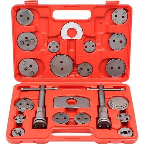 Kit repousse-piston de frein universel, 23 pièces, outil pour repousse-piston de frein pour étrier de frein et cylindre de frein, outil de piston de frein de voiture avec (1/5)