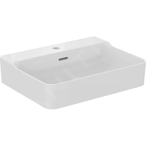 Ideal Standard Conca Ceram - Lavabo 600x450 mm, avec trop-plein, trou pour robinet, blanc T369101 (1/5)