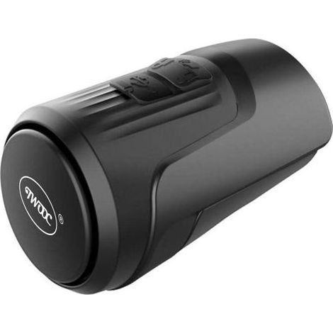 pair Electrique Sonnette Vélo,Antivol Alarme Fort Electronique Klaxon Vélo, 4 Modes Sonores, USB Rechargeable Batterie, Etanche Avertisseur（noir） (1/4)