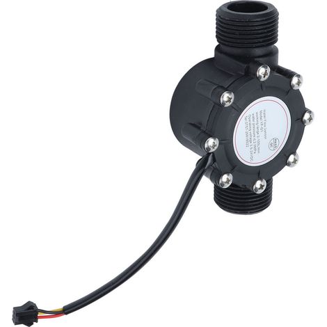 Capteur de débit d'eau, débitmètre DN25 1,3 po en nylon pour canalisations de piscine et réseaux d'eau (1/5)