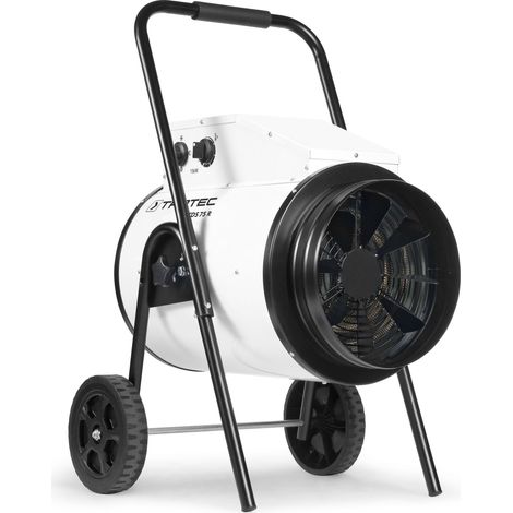 TROTEC Bauheizer TDS 75 R – Heizleistung 7,5/15 kW – Elektroheizer Luftmenge 1100 m³/h – Heizlüfter für große Räume (1/5)