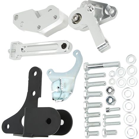Kit de transmission hydraulique 5 pièces métal support conversion montage plaque pour Civic CRX 1988-1991 (1/5)