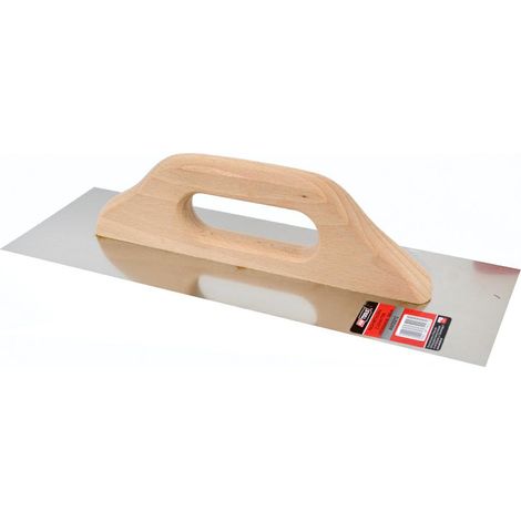 Paca Metalizada AWTOOLS 580 mm con Mango de Madera, Alta Durabilidad y Resistencia, Ideal para Obras de Construcción, Acabados Profesionales y Revestimientos de Pared