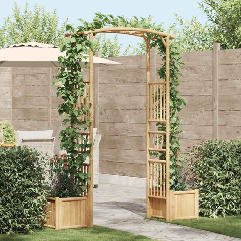 vidaXL  Garden Arch  Natural 177 x 40 x 205 cm Bamboo