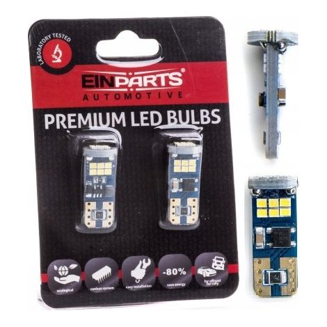 AMPOULE W5W LED T10 18 SMD 2016 CANBUS 6000K (1/5)