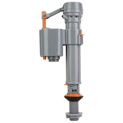 Flotteur WC Universelle,Vanne de Remplissage de Toilette,Robinet de Remplissage pour WC à Chasse d'Eau, Pièce de Rechange Haute Performance pour la Plupart des Toilettes(gris) (1/4)