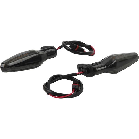 Clignotants Moto Lot de 2, Feux Indicateurs Ultra Lumineux DC12V Résistants aux Chocs pour R1250GS S1000R, Éclairage Motocyclette Haute Visibilité (1/5)