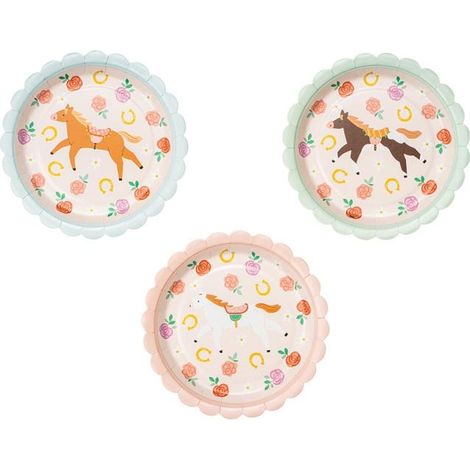Plaques pour chevaux 18 cm, lot de 6