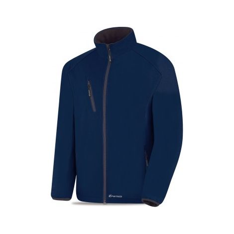 CAZADORA SOFTSHELL CUARZO AZUL MARINO T-L (288CS3AM/L) - MARCA