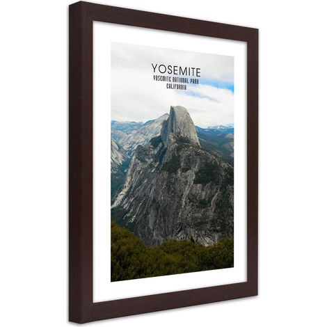 Quadro con cornice, Roccia nel Parco Nazionale dello Yosemite - 20x30 (1/5)