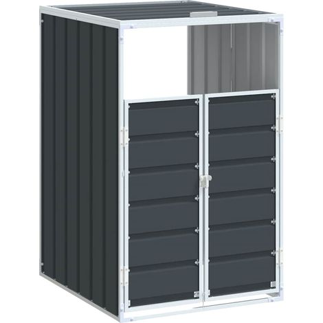 Maison Exclusive - Mülltonnenbox für 1 Tonne Anthrazit 72x81x115