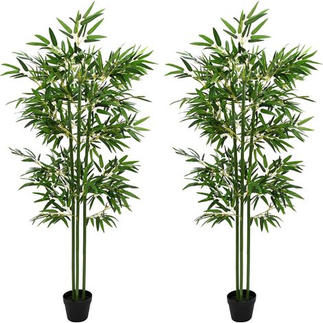 Artificial Bambo Tree 2 pcs Green 45 x 18 x 175 cm vidaXL (1/5)