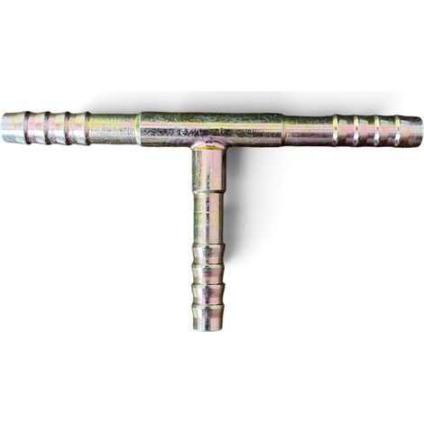 Pieza en T para mangueras de aire acondicionado G 6 - para manguera de acero de 8 mm (1/2)
