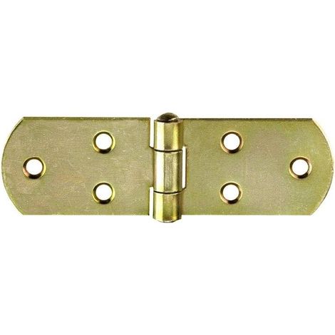 MASIDEF-CONNEX- CERNIERE A BISCOTTO ZINCATE GIALLE 250X38mm