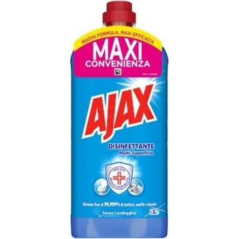 AJAX DETERGENTE PER IL PAVIMENTO IN FORMATO DA 1.25 LT DISINFETTANTE