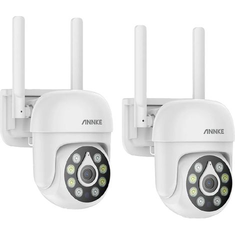 Caméra de sécurité, vision nocturne, design résistant aux intempéries, 5MP 2PCS I51CP (1/2)