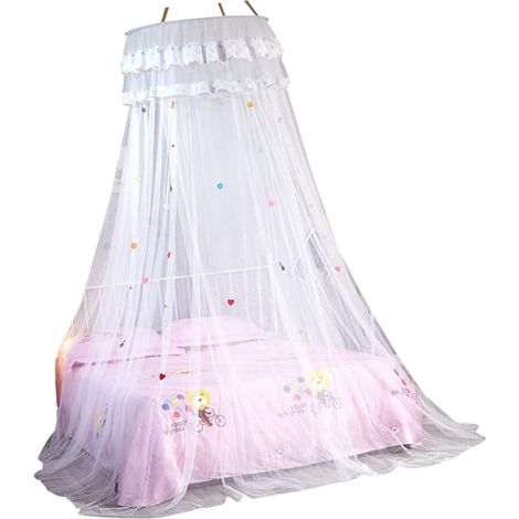 Moustiquaire de lit légère en dentelle pour chambre à coucher (1/5)