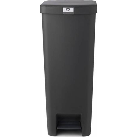 Brabantia StepUp Cestino Pedale 40 litri grigio scuro (1/10)