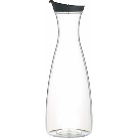 KitchenCraft Wasserkrug of Wasser of Kunststoff mit Deckel JUICEJAR, klar, 1,5 Liter (1/2)