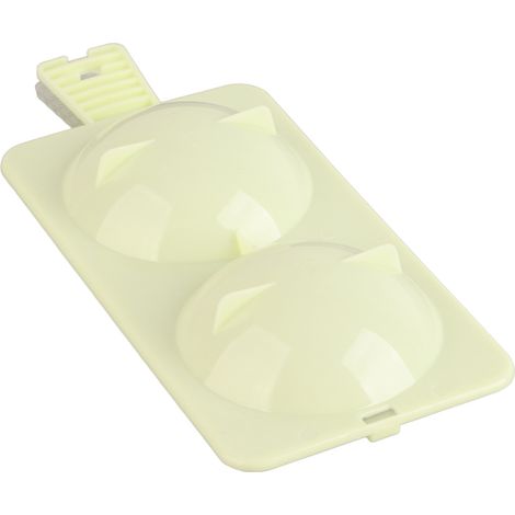 Cuiseur à œufs pour micro-ondes à deux compartiments, plateau vapeur pour œufs au micro-ondes, accessoires de cuisine (1/5)