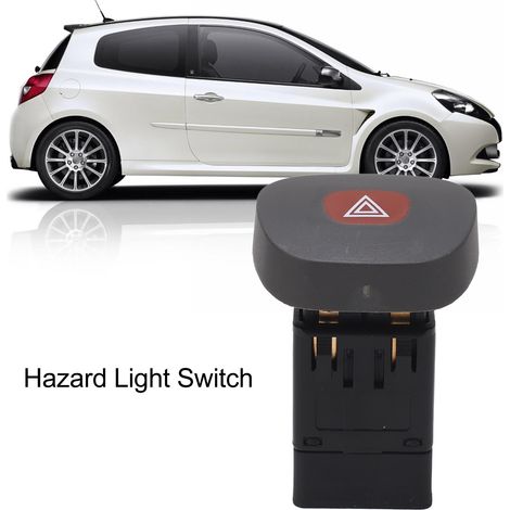 Interruptor de luces de emergencia 7700421820 para Renault Clio II (1998-2010) - Control de intermitentes de emergencia (1/5)