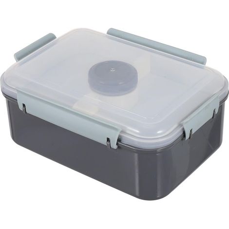 Boîte à bento KICHOUSE compatible micro-ondes, couvercle double (1/5)