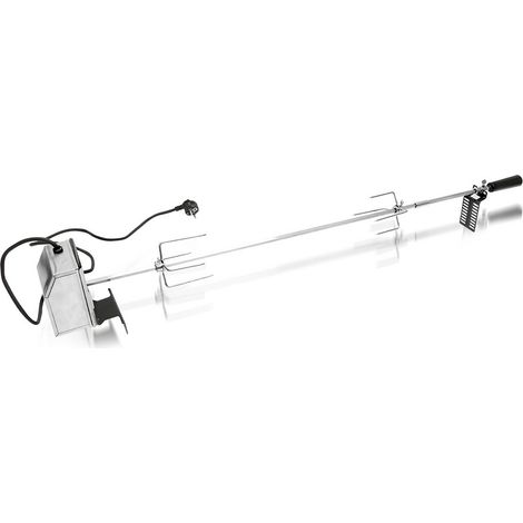 Broche À Rôtir Broche Électrique Tournebroche Acier Moteur 117cm Rôtisserie Grill (1/7)