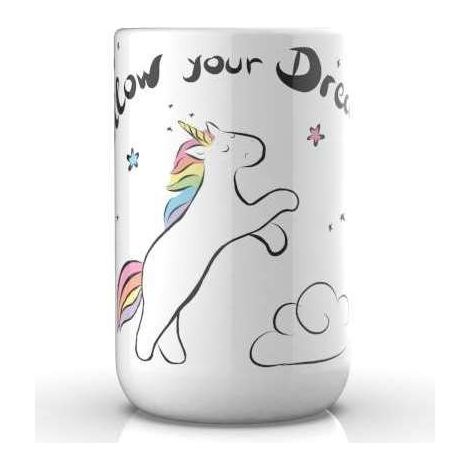 Metaform - Porta spazzolini da appoggio Bianco in Ceramica Mod. Unicorn