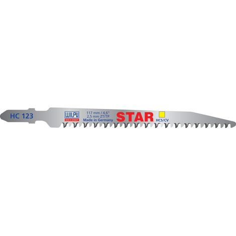 Lames de scie sauteuse Bosch T234X - Adaptées au Bois - HC123 (jeu de 5) (1/2)
