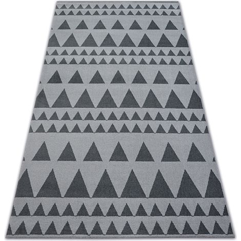 Tapis SENSE Micro 81243 TRIANGLES argentin/anthracite grey 160x230 cm
