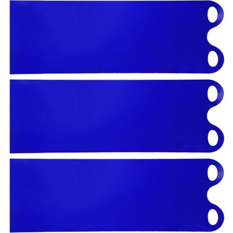 Luge à neige pour adultes et enfants - Luge en plastique robuste - 137 cm - Bleu (1/5)